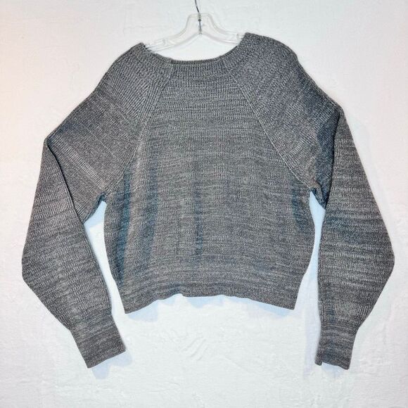 Free People Women's Grey knit sweater size large - Picture 1 of 12